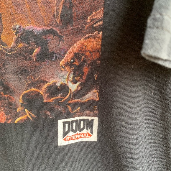 Doom Eternal Game Promo T-shirt Size XL by Bethesda software - Picture 3 of 7